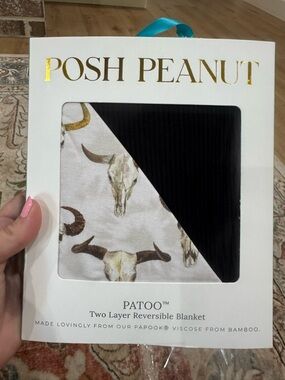 Posh Peanut Austin and Black Ribbed Patoo